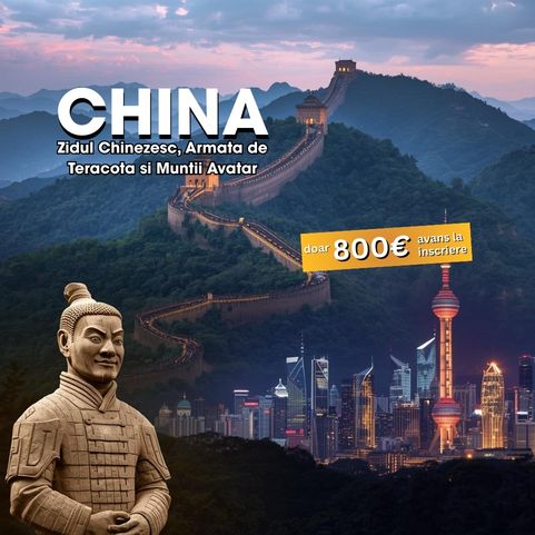 Circuit CHINA: Zidul Chinezesc si Muntii Avatar 22 Mai - 02 Iun 2026