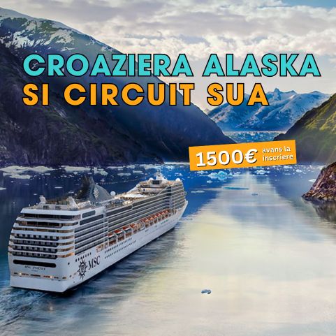 Croaziera Alaska si Circuit Coasta de Vest SUA 30 August - 13 Septembrie 2026