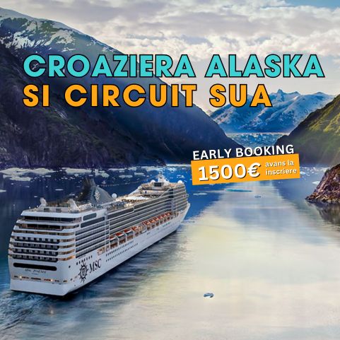 Croaziera Alaska si Circuit Coasta de Vest SUA 30 August - 13 Septembrie 2026