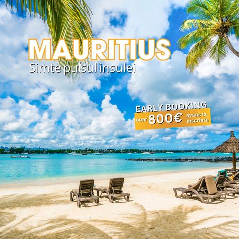 Sejur MAURITIUS : Simte pulsul insulei 23 Octombrie - 02 Noiembrie 2026