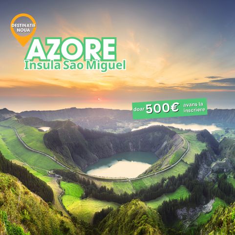 Circuit Azore: Insula Sao Miguel Hawaii-ul Europei 28 August - 05 Septembrie 2026
