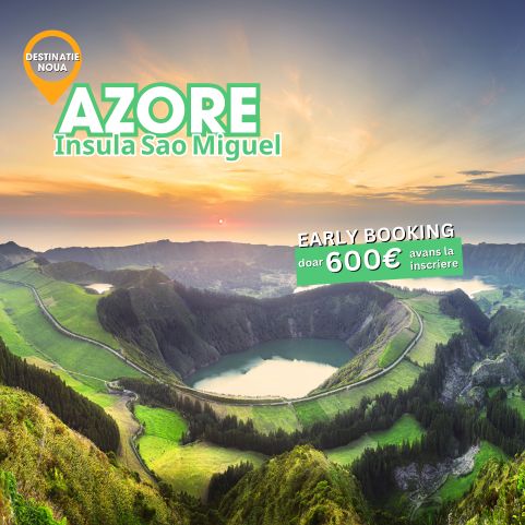 Circuit Azore: Insula Sao Miguel Hawaii-ul Europei 28 August - 05 Septembrie 2026