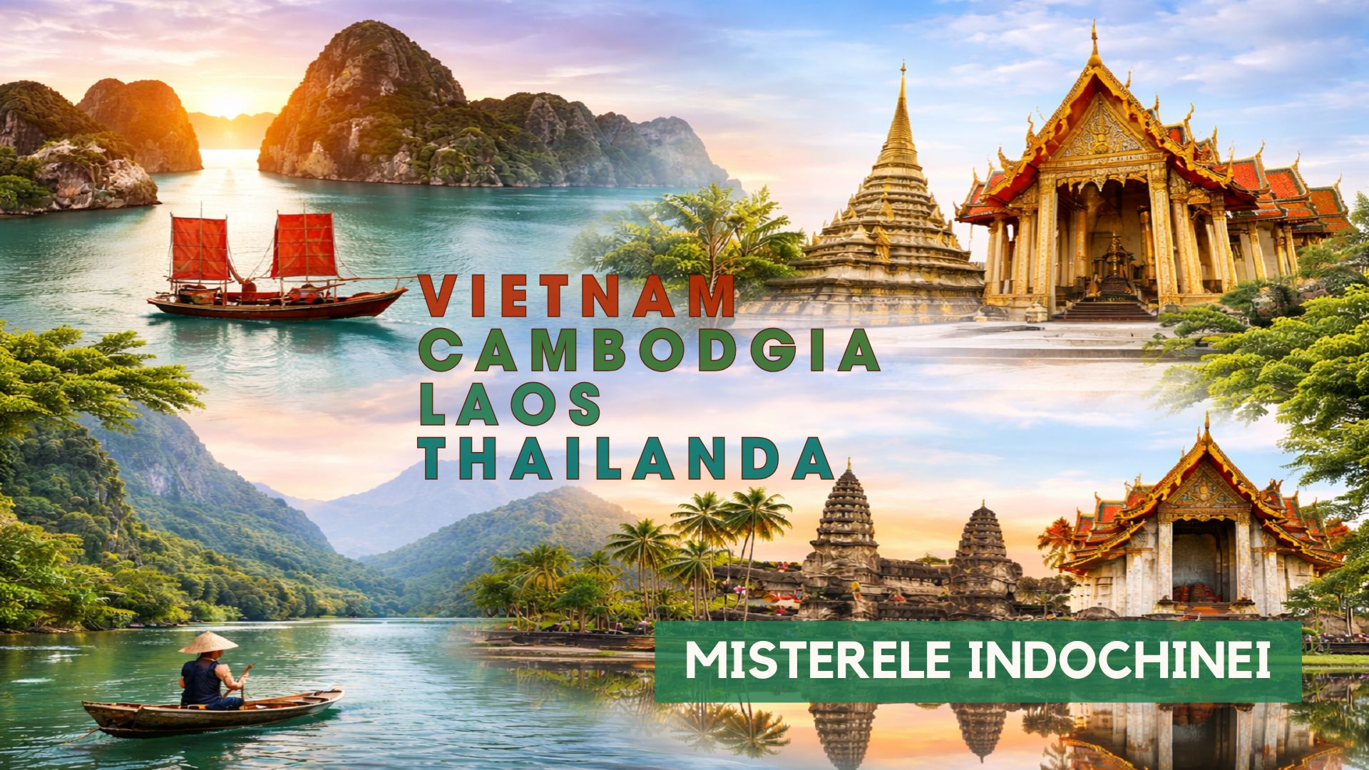 Circuit INDOCHINA: Vietnam Cambodgia Laos si Thailanda 18 Noiembrie – 6 Decembrie 2026