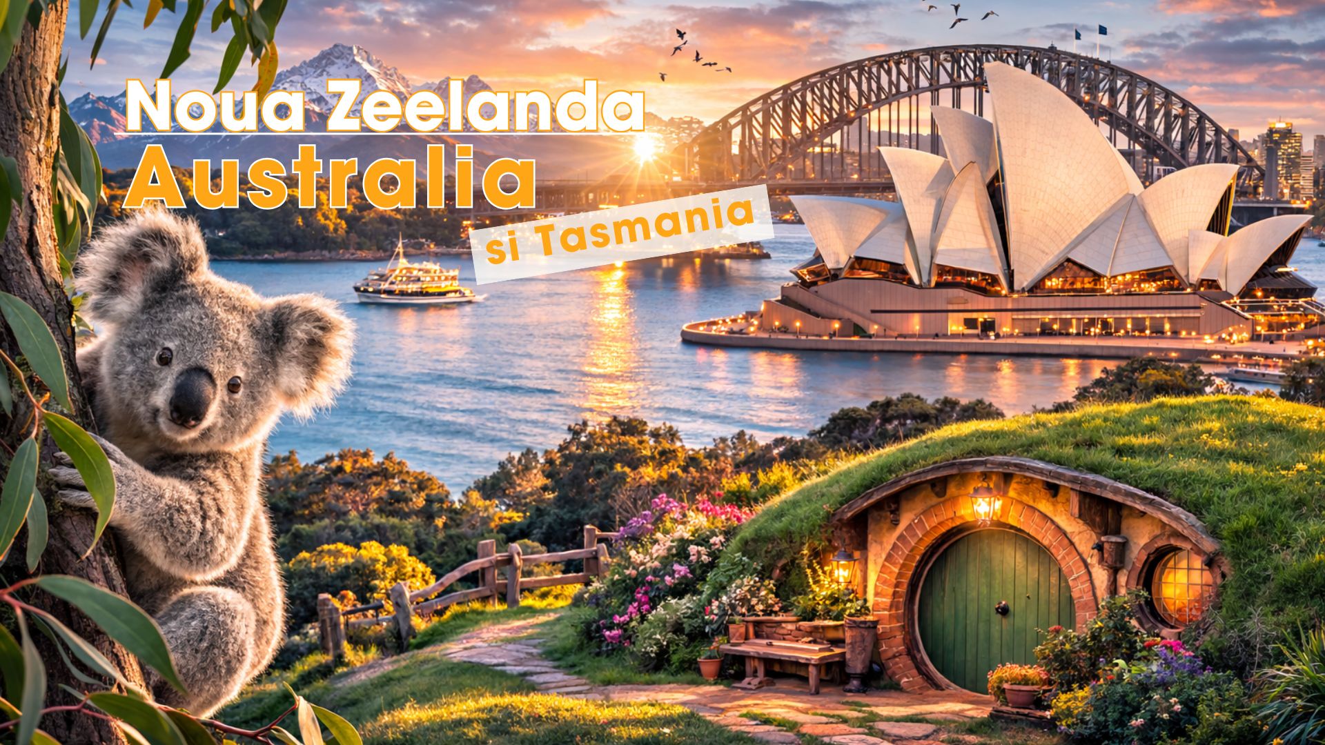 Circuit NOUA ZEELANDA, AUSTRALIA si TASMANIA: Legendele Oceaniei 15 Noiembrie - 06 Decembrie 2026