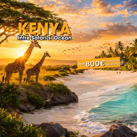 Circuit KENYA: Safari si relaxare pe plaja 27 Octombrie – 07 Noiembrie 2026