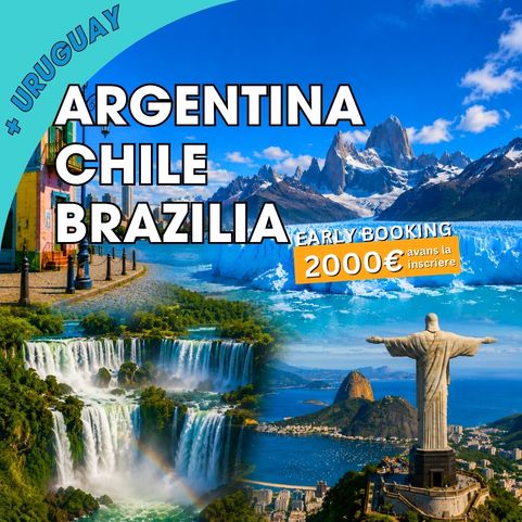 Circuit Argentina, Chile si Brazilia: Aventura Sud Americana 13 - 29 Noiembrie 2026