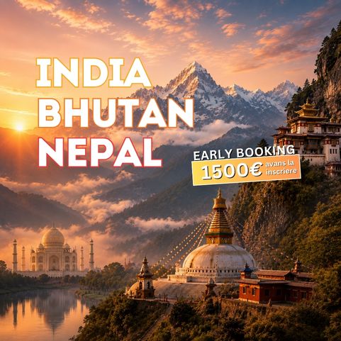 Circuit INDIA, BHUTAN si NEPAL: Circuit pe Taramurile Sacre 10 - 24 Octombrie 2026
