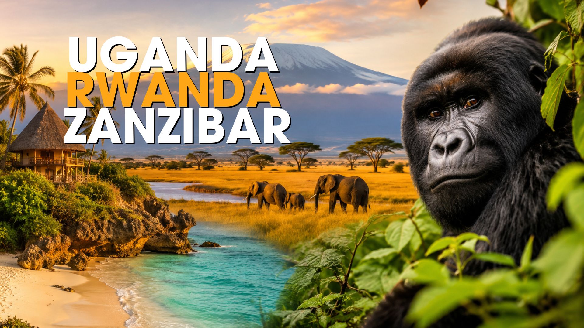 Circuit UGANDA, RWANDA si ZANZIBAR: Aventura in inima Africii 13 - 27 Februarie 2027