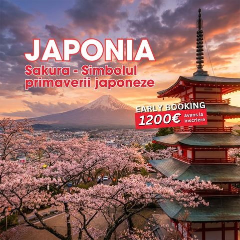 Circuit JAPONIA: Sakura - Simbolul primaverii japoneze 04 - 16 Aprilie 2027