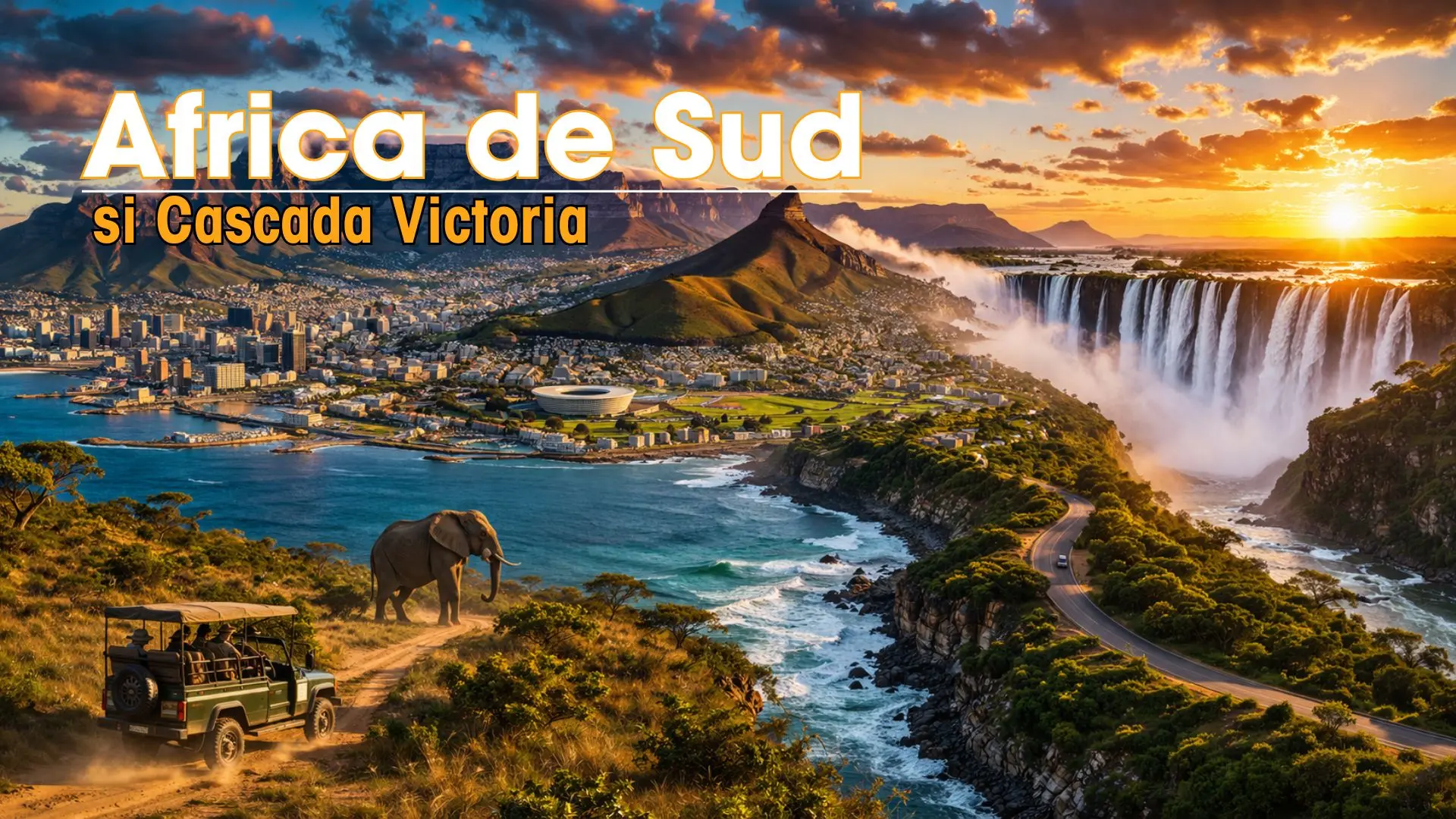 Imagine de prezentare pentru Circuit AFRICA DE SUD și CASCADA VICTORIA