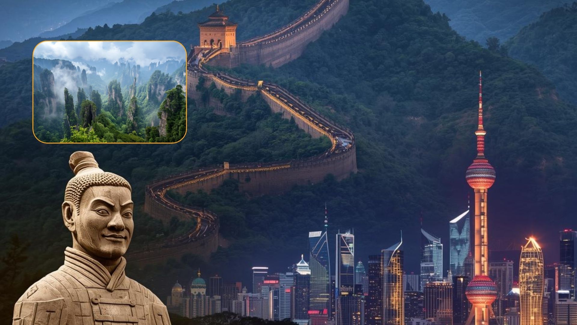Imagine de prezentare pentru Circuit CHINA: Zidul Chinezesc și Muntii Avatar