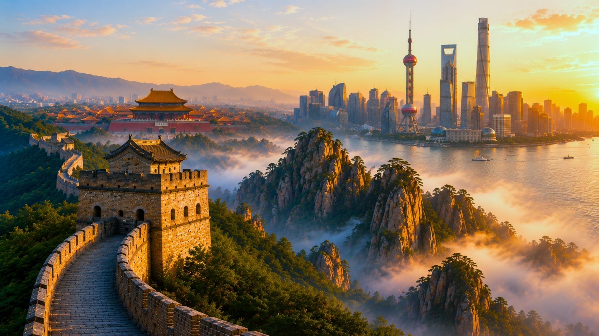 Imagine de prezentare pentru Circuit CHINA: De la Marele Zid la Muntele Galben