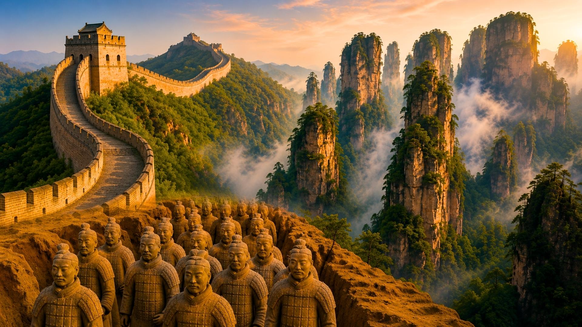 Imagine de prezentare pentru Circuit CHINA: Zidul Chinezesc, Armata de Teracota și Muntii Avatar